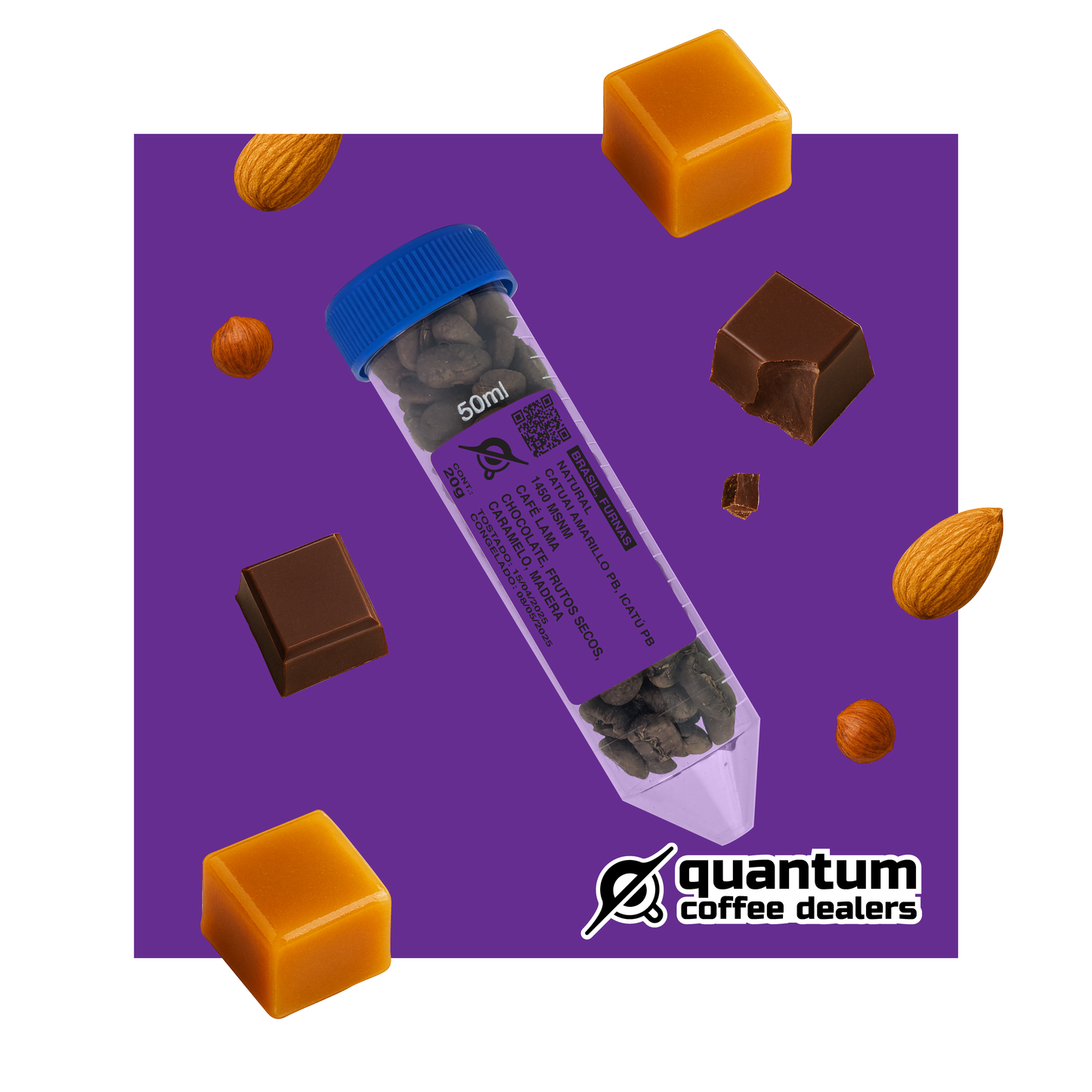 Brasil, Furnas. Proceso Natural. Café Lama (20g)